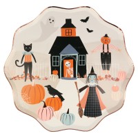 Halloween tányér (8db) (MeriMeri)