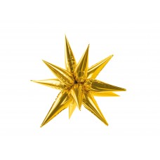 3D Csillag fóliaufi (arany)