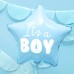 "It's a Boy" kék fólialufi