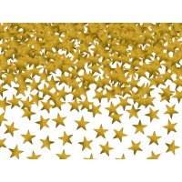 Arany csillag asztali konfetti