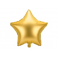Csillag fólialufi (matt arany)