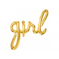 "girl" fólialufi felirat (arany)