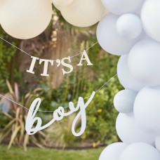 "it's a boy" girland