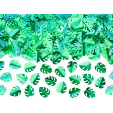 Zöld pálmalevél asztali konfetti