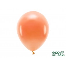 Narancssárga eco lufi (10db) metálos